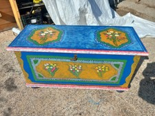 Cassapanca Tirolese dipinta