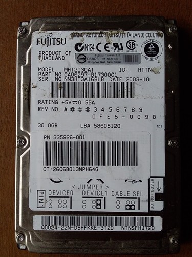 Hard disk fujitsu - fujitsu, 2.5
