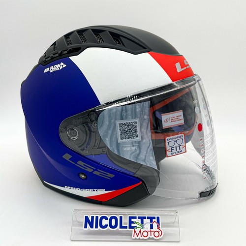 Casco jet doppia visiera ls2 - jet,