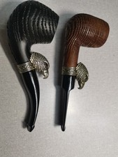 Lotto 2 PIPe PIPETTA FUMATORI FUMO TABACCO PFEIFE LEGNO 