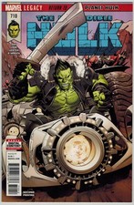 Incredible Hulk no. 710 Marvel Comics 2018 VF Greg Land Cover