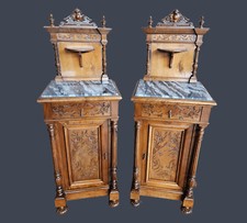 COPPIA COMODINI IN NOCE