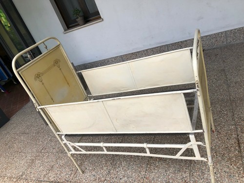 Letto bimbo epoca ferro - bimbo, in