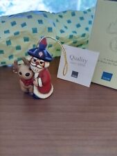 Statuetta Thun Babbo Natale Carabiniere con RENNA nuovo con scatola originale