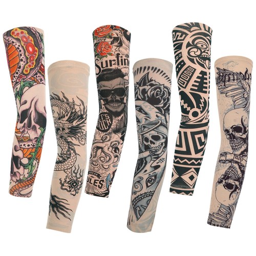 6pcs maniche tatuaggio nylon - 6pcs,