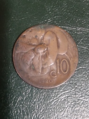 Moneta italia regno 10 - moneta,