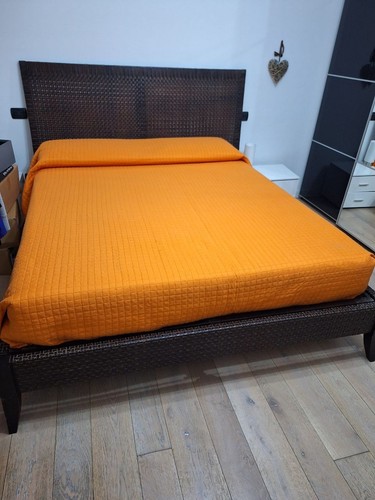 Letto matrimoniale legno - letto,