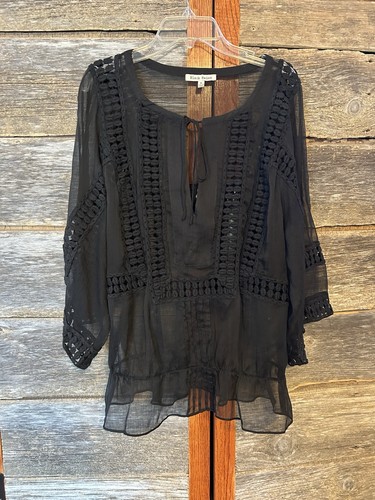 Top blusa nero rainn - nero,