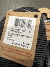 Havaianas Black/Dark Metallic