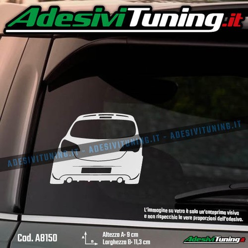 Adesivo profilo posteriore - adesivo,