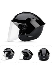 CASCO DEL MOTOCICLO CON VISIERA RIFLETTENTE MODULARE SCOOTER L'ANTI-COLLISIONE