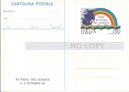 Cartolina postale 45a - -, fiera