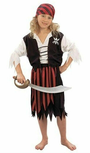 Costume bambina pirata ragazza - costume,