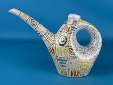 Ceramica Coronetti Cunardo Vaso Modernista Dipinto A Mano Design 1960