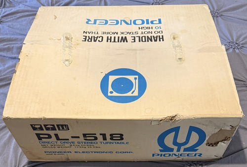 Pioneer 518 giradischi - pioneer, pl-518