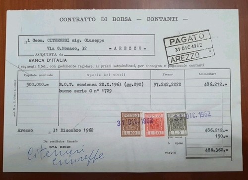 Contratto borsa 12 - contratto, di