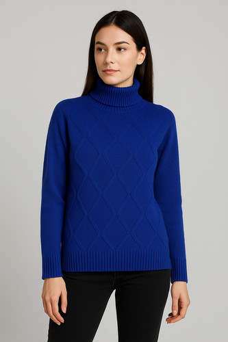 Maglione donna lana dolcevita - maglione,