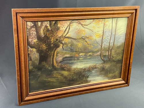 Quadro pastelli fine xix - pastelli,