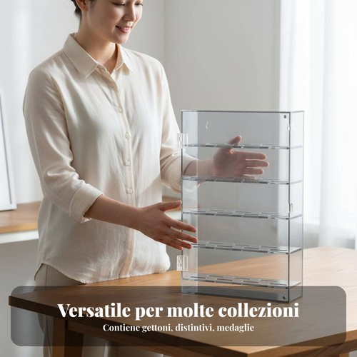 Vetrina acrilico per monete - acrilico,