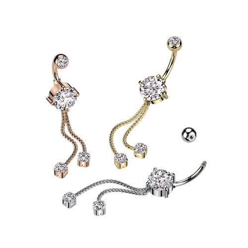 Piercing ombelico thasha - ombelico,