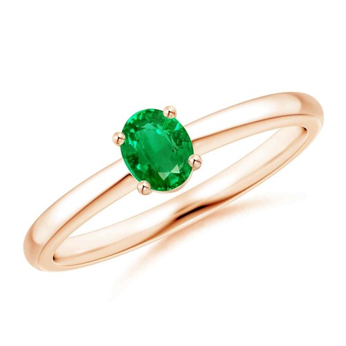 Angara anello solitario - anello, ovale