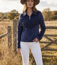 Giacca donna blu navy velluto