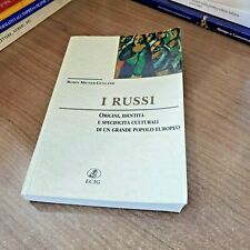 I RUSSI ORIGINI IDENTITA' SPECIFICITA' CULTURALI RARO ECIG FUORI CATALOGO 