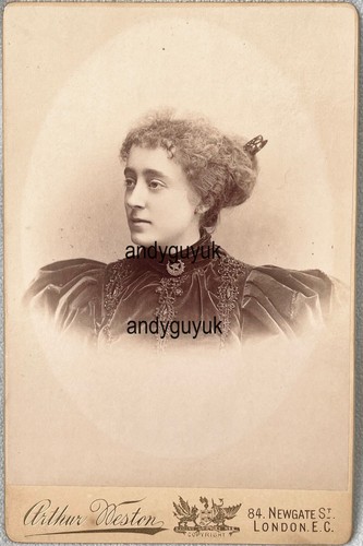 Cabinet card lady star moon - cabinet,