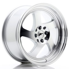 Un cerchio Cerchi JR Wheels JR15 17x8 ET35 4x100/114 Silver Machined Face