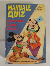 MANUALE QUIZ Disney - Febo Conti - Mondadori 1978  2a  Edizione-(GA13)