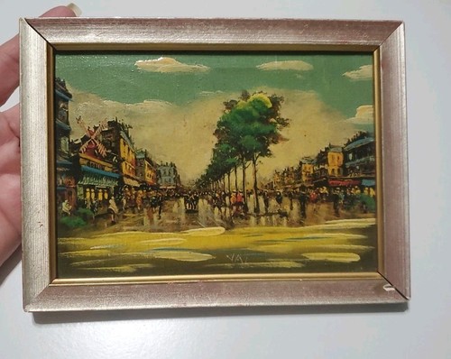 Dipinto olio vintage spagnolo