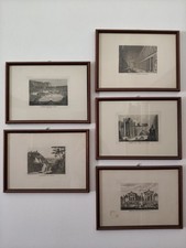 Serie 5 Stampe Vintage Roma