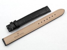 Cinturino Wyler Vetta XL Originale Nero Opaco Misura 16mm Stile Retrò Elegante