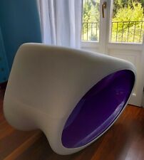 DRIADE poltrona a dondolo MT3 (bianco sabbia / viola - polietilene)