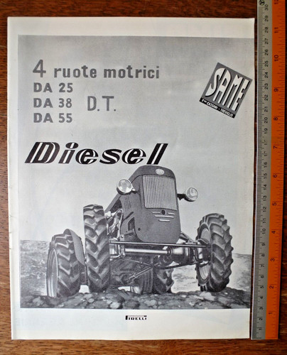 Advertising diesel tractor