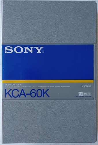 Vintage videocassetta kca 60k - vintage,
