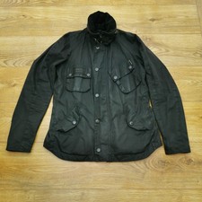 Barbour International Sylkoil Apollo Giacca Cera Uomo S Small Nero Moto