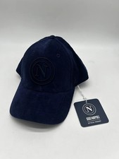CAPPELLO VELLUTO BASEBALL ADULTO RICAMATO A CONTRASTO ENZO CASTELLANO SSC NAPOLI