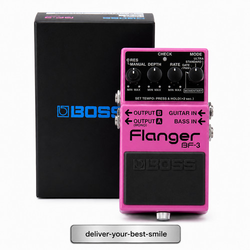 Boss flanger pedale per - bf-3,
