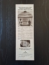 1973 Rolex Milgauss 1019 - Original AD Advertising Pubblicità Vintage