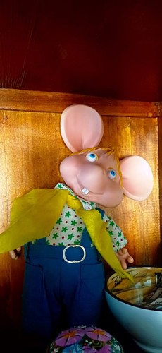 Pupazzo vintage topo gigio - di,