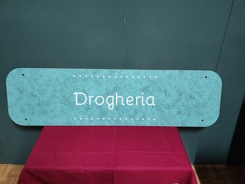 Insegna drogheria anni - insegna, 90