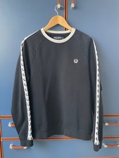 Fred Perry Sportswear Pullover Girocollo Nero Uomo tg. S