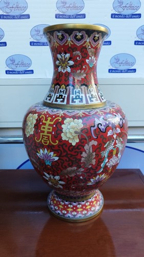 Vaso cinese cloisonne xix - cinese,