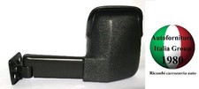 SPECCHIO RETROVISORE SX MANUALE B/LUNGO NERO PER FORD TRANSIT 85>91 1985>1991