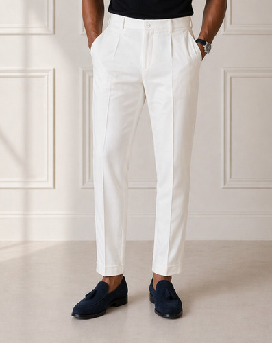 Pantalone sartoriale uomo con