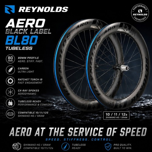 Reynolds wheelset new black - wheelset,