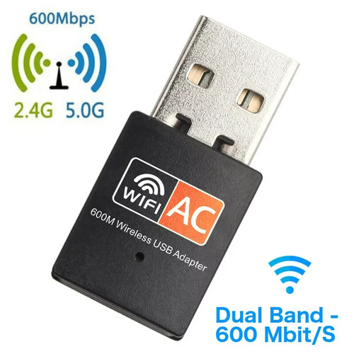 Wlan stick 600mbps dual - wlan,