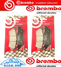 4 PASTIGLIE FRENO ANTERIORI BREMBO CARBON CERAMIC 07001 GILERA NEXUS 500 2006