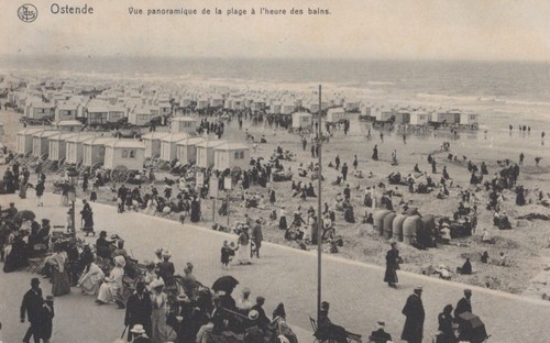 1911 belgio ostenda spiaggia - belgio,